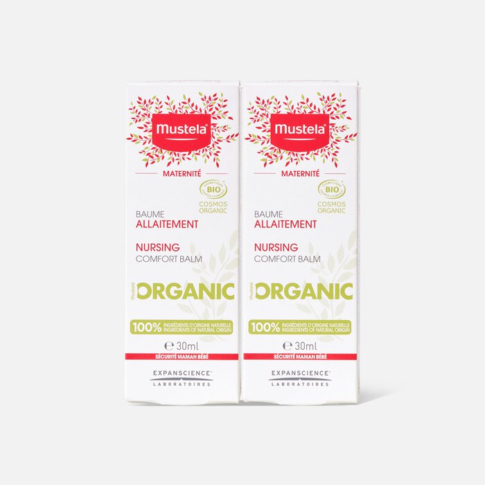 Mustela Organic Nursing Nipple Comfort Balm, 1.01 oz. (2-Pack), , large