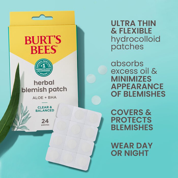 Burt's Bees Clear and Balanced Blemish Patch, 24-Pack, , large
