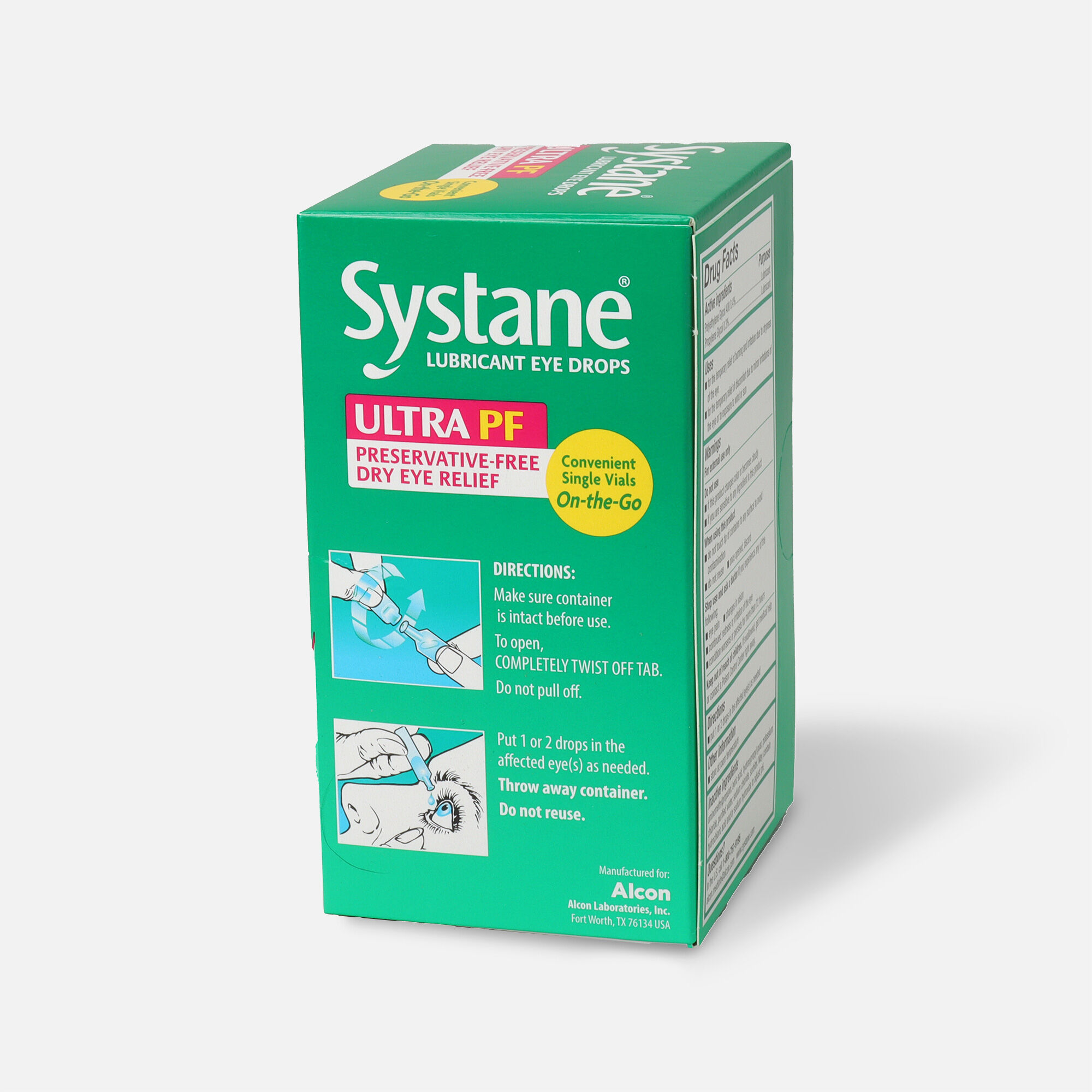 Systane Ultra Preservative Free Lubricant Eye Drops, 60 ct., , large