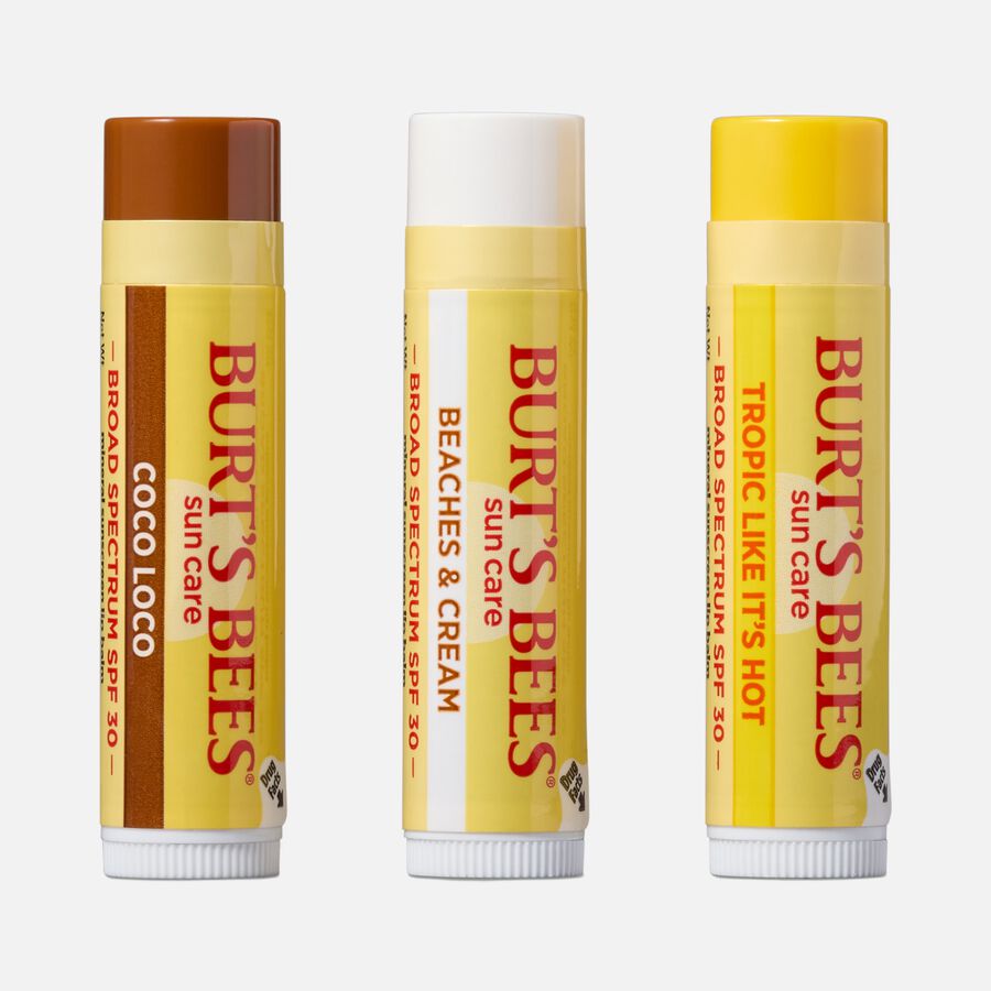 Burt&rsquo;s Bees Sun Care Island Getaway Lip Balm SPF 30, 3-Pack, 0.15 oz., , large image number 6