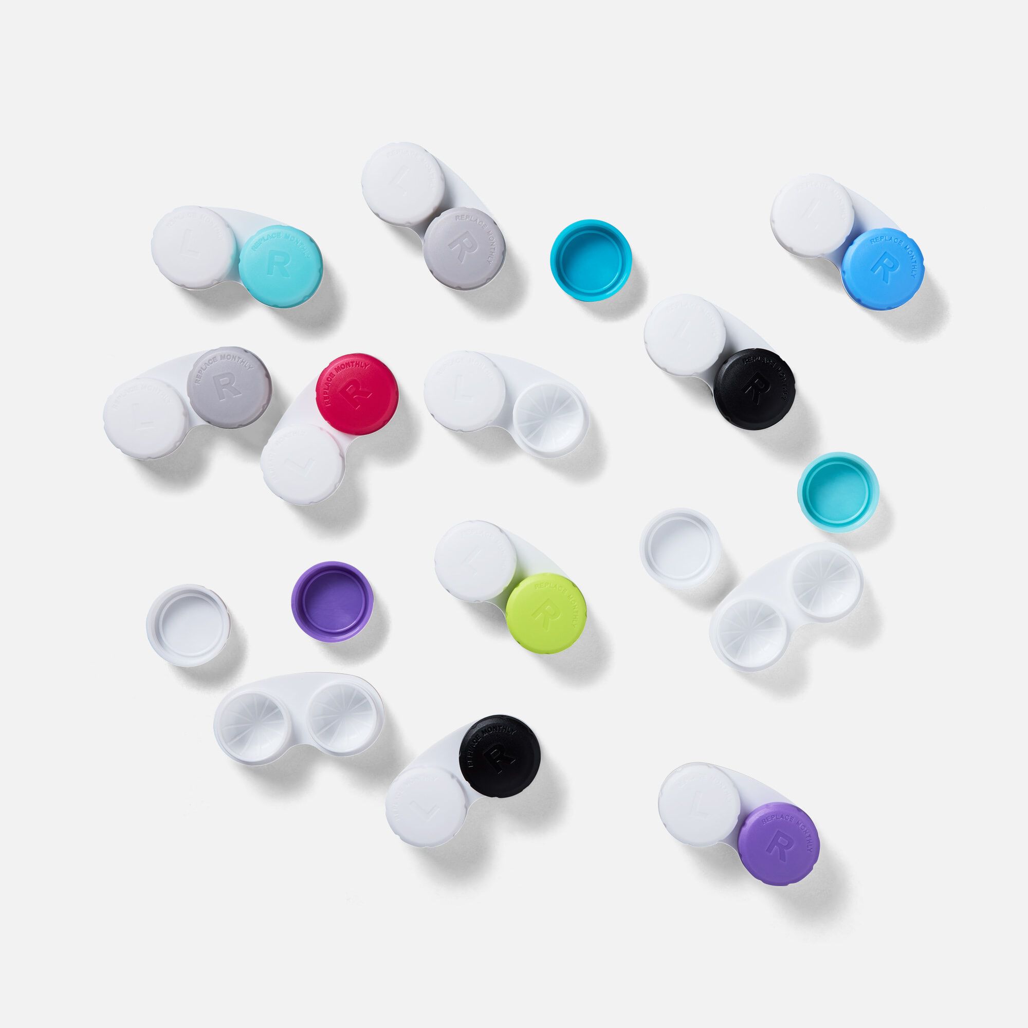 Caring Mill™ Monthly Contact Lens Cases, 12 ct., , large