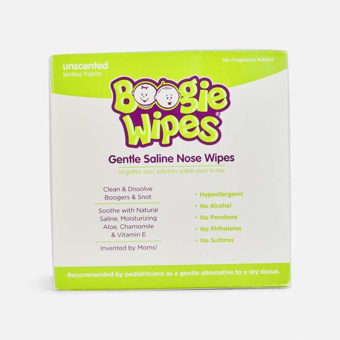 Boogie Wipes® 2-Pack 45 ct. Saline Wipes in Unscented, , large