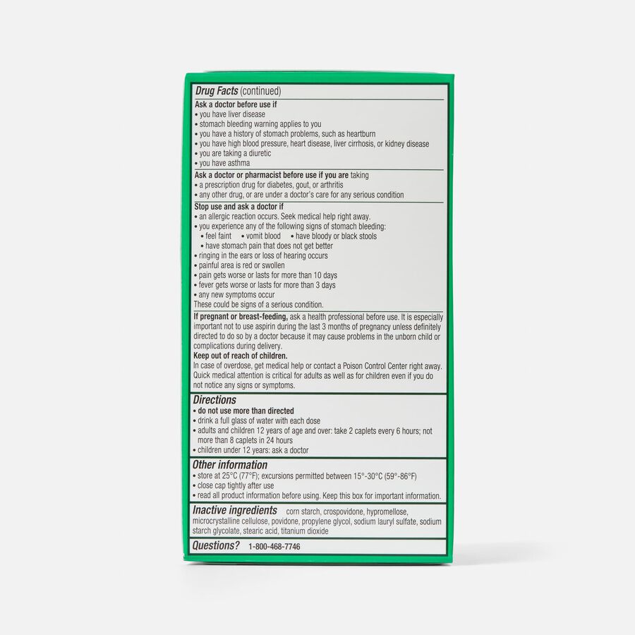 Excedrin Extra Strength Caplets, 100 ct., , large image number 1