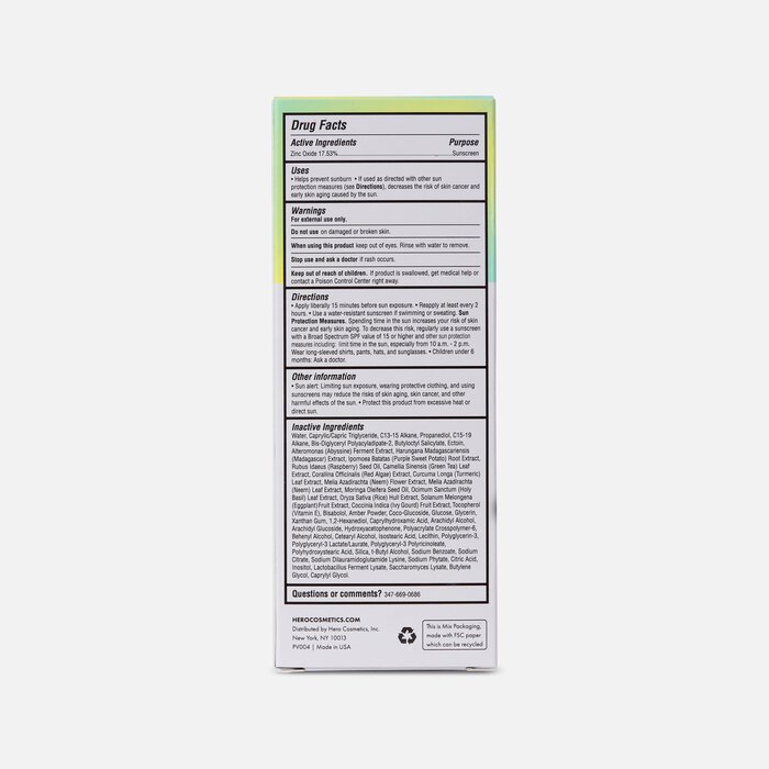Hero Cosmetics Force Shield Superlight Sunscreen Broad Spectrum, SPF 30, 1.69 fl oz., , large