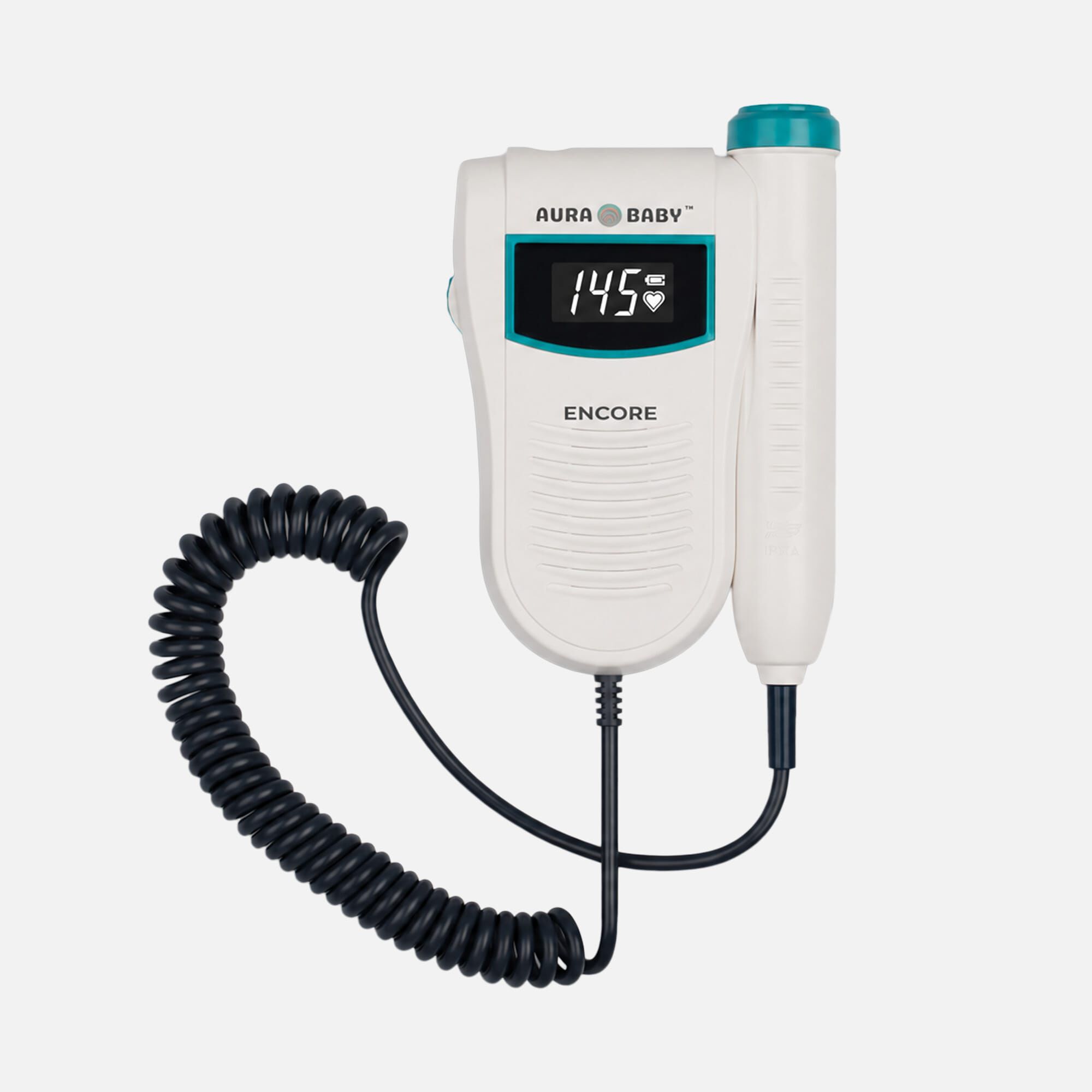 The Official Aura Baby® Encore Plus Fetal Doppler (Teal )