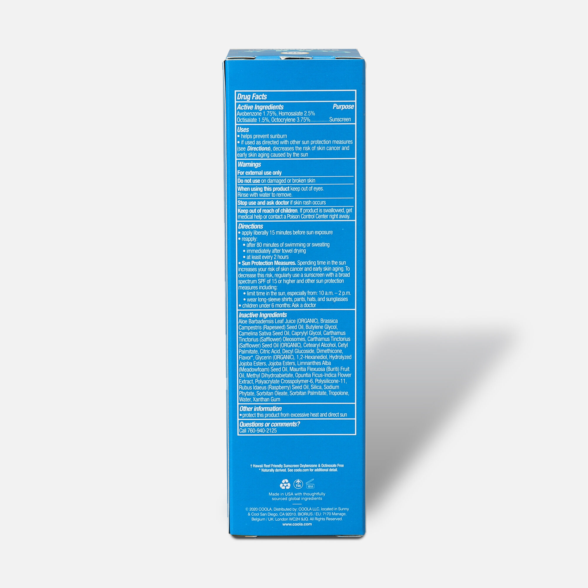 COOLA Classic Body Organic Sunscreen Lotion SPF 30 Pina Colada, 5 oz., , large