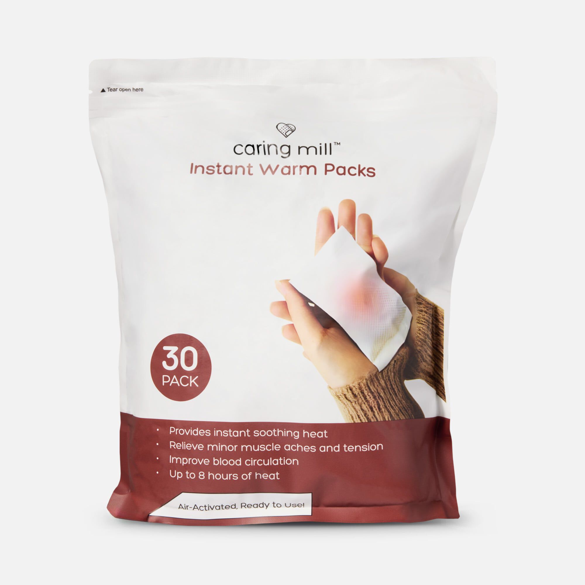 Caring Mill™ Instant Warm Packs, 30 ct.