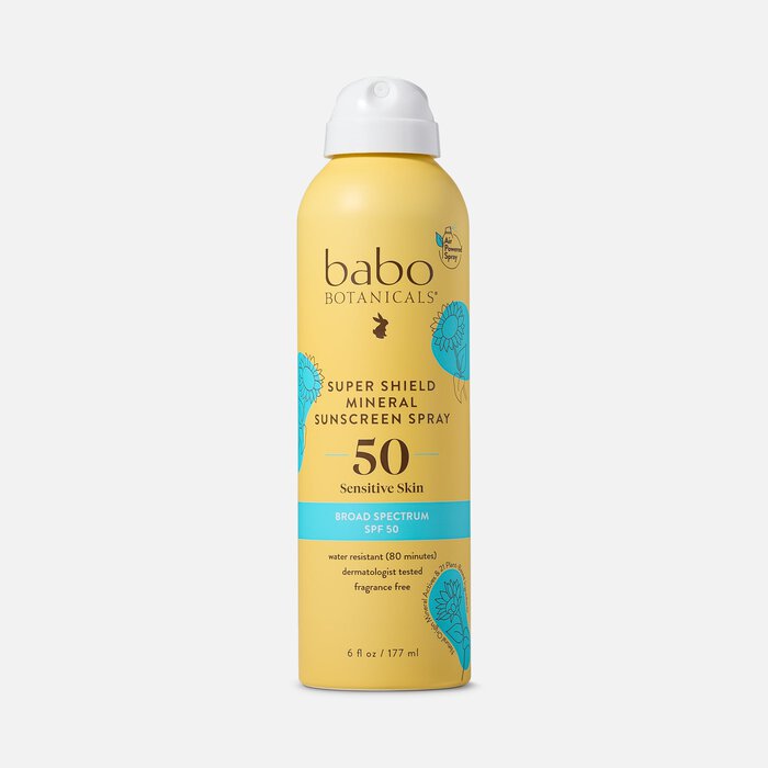 Babo Botanicals Super Shield Mineral Sunscreen Spray, SPF 50, 6 fl oz., , large
