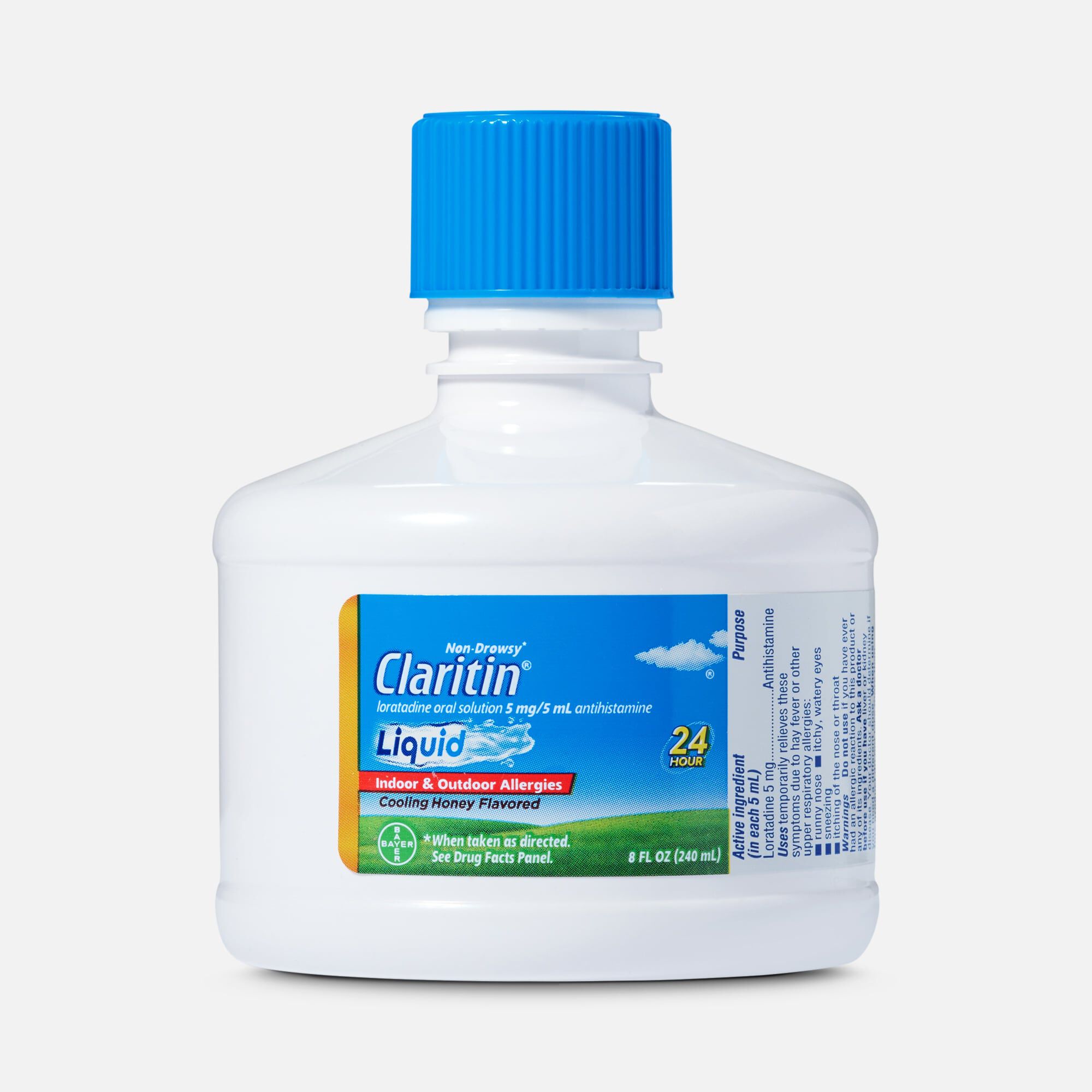 Claritin Liquid Allergy Medicine for Adults, Cooling Honey, 8 fl. oz., , large