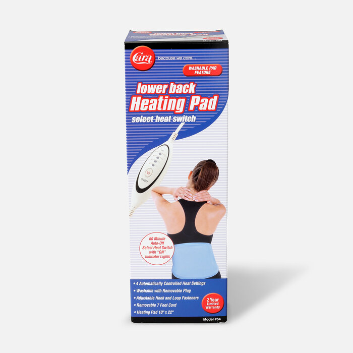 Cara Lower Back Heating Pad, 10" x 22", , large
