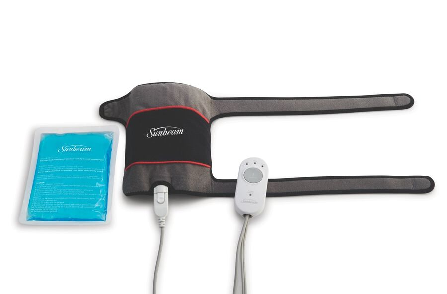 Sunbeam FlexTemp Hot + Cold Joint Wrap With Gel Pack, Gray, 3 Heat Settings, , large image number 2