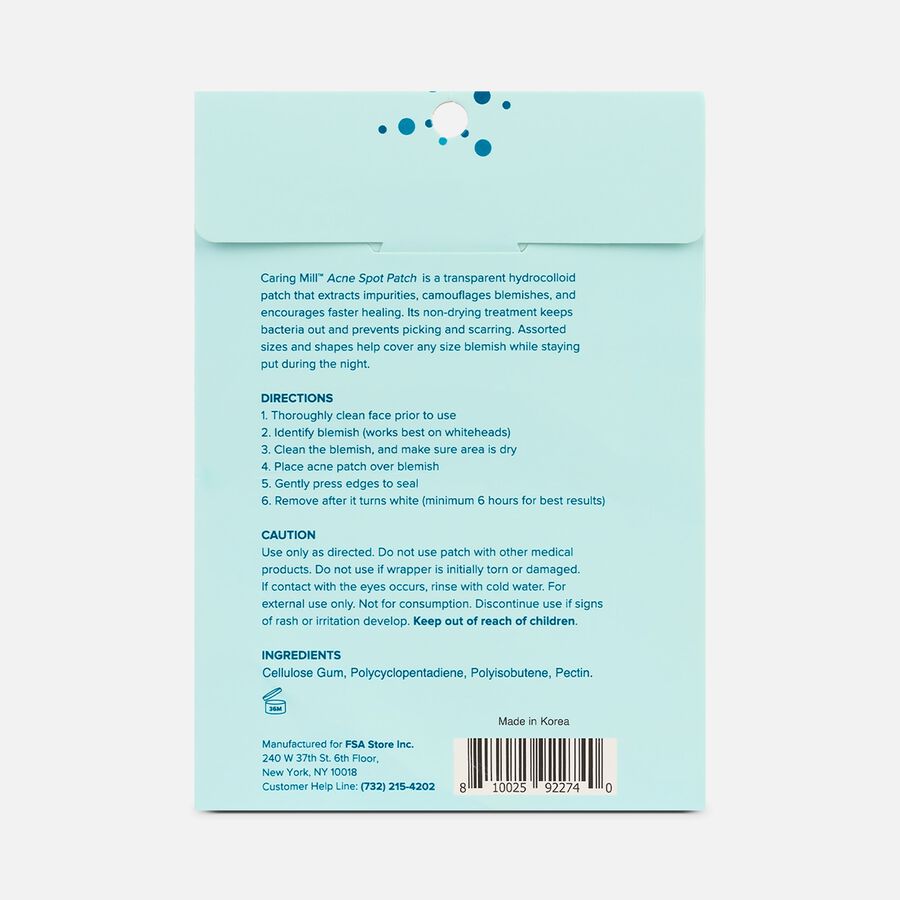 Caring Mill&trade; Acne Spot Patches, 72 ct., , large image number 1