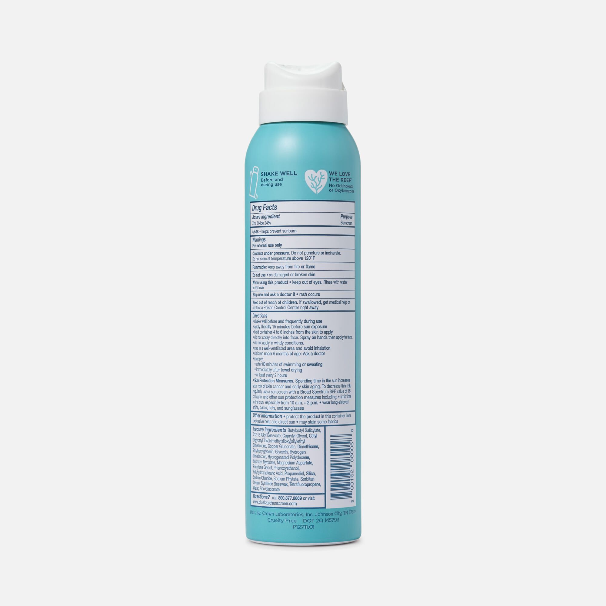 Blue Lizard Sport Mineral Sunscreen Spray, SPF 50, 5 oz., , large