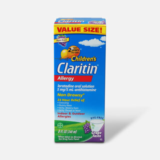 Claritin Children's Allergy Grape Syrup, 8 oz.