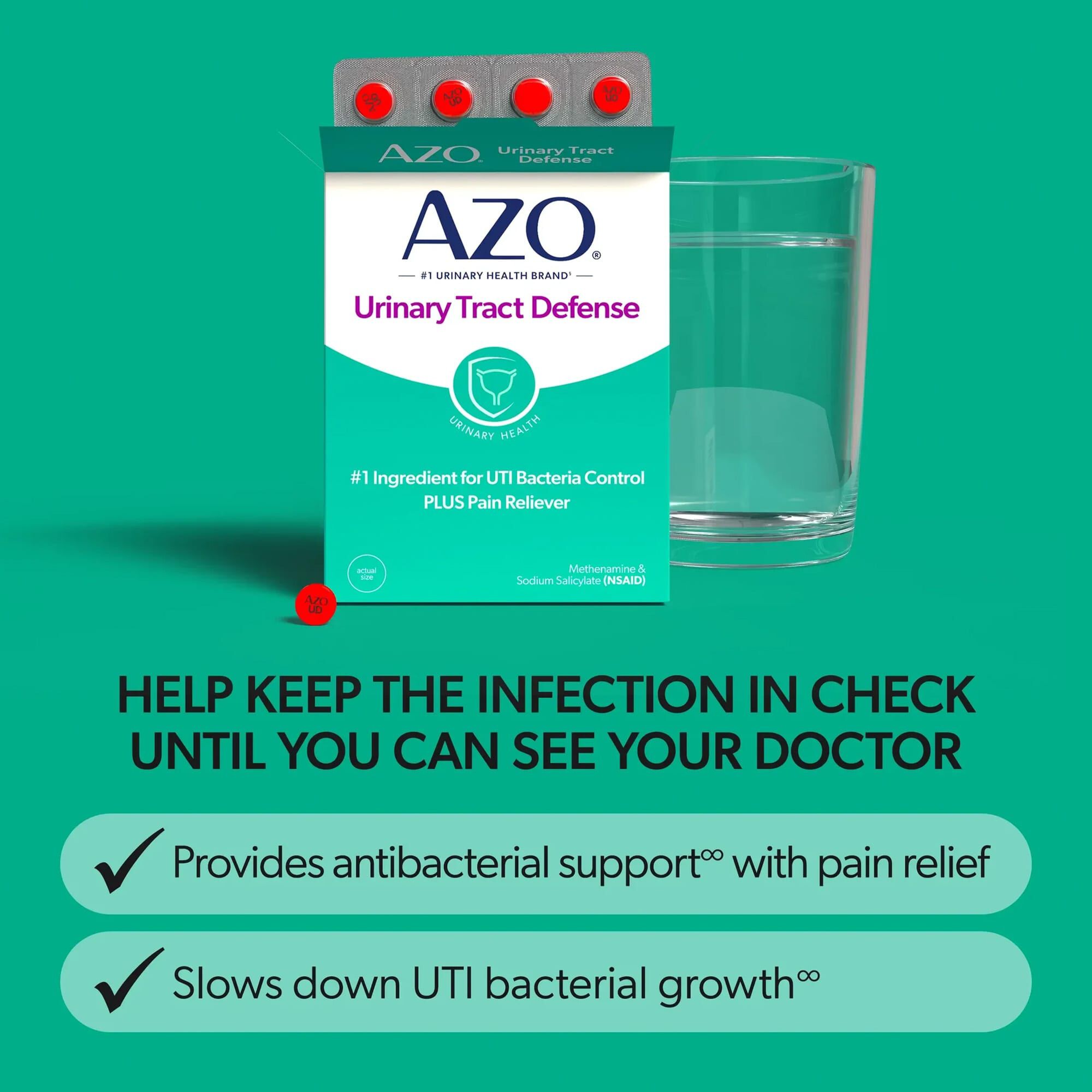 AZO Urinary Tract Defense Tablets, 24 ct., , large