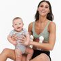 Larken X Nursing + Hands-Free Pumping Bra, Sage, Large, Sage, large image number 3