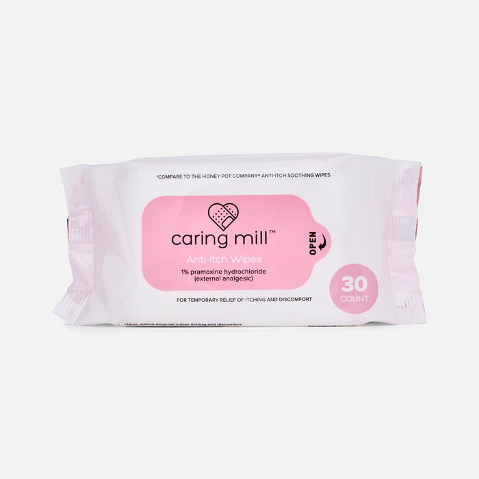 Caring Mill™ Anti-Itch Feminine Wipes, 30 ct., , large