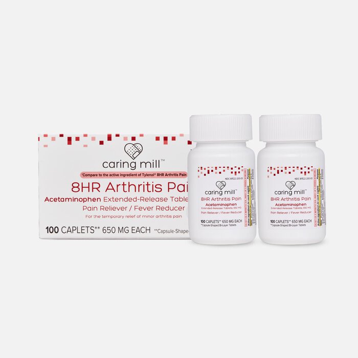 Caring Mill™ 8 HR Arthritis Acetaminophen, 100 ct. (2-Pack), , large