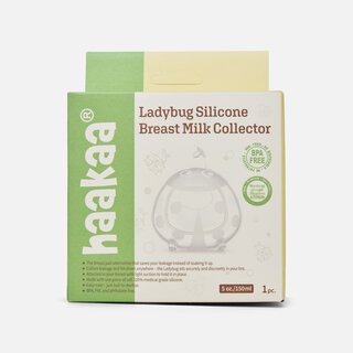 Haakaa Ladybug Silicone Breast Milk Collector, 5 fl oz.