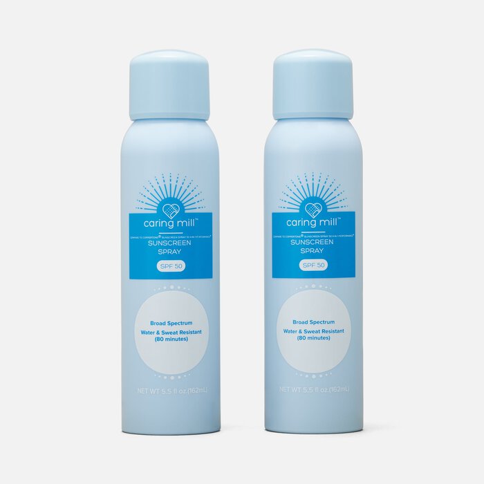Caring Mill™ Sunscreen Spray, SPF 50, 5.5 fl oz. (2-Pack), , large