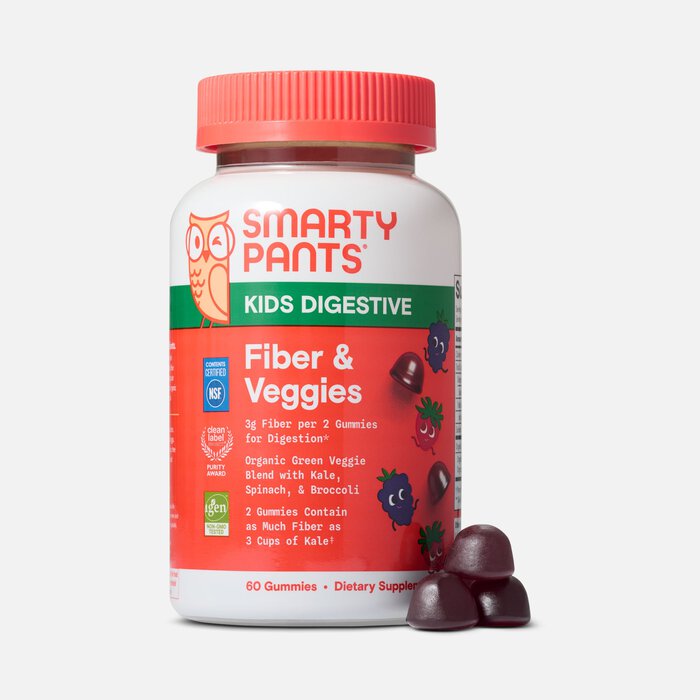 SmartyPants Kids Fiber and Veggies, 60 Gummies, , large