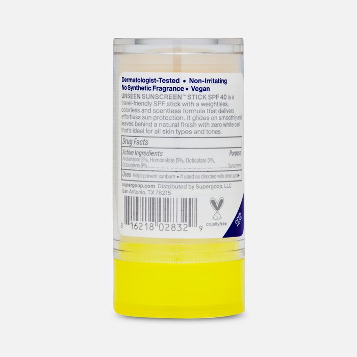 Supergoop! Unseen Sunscreen Stick, SPF 40, 0.70 oz., , large