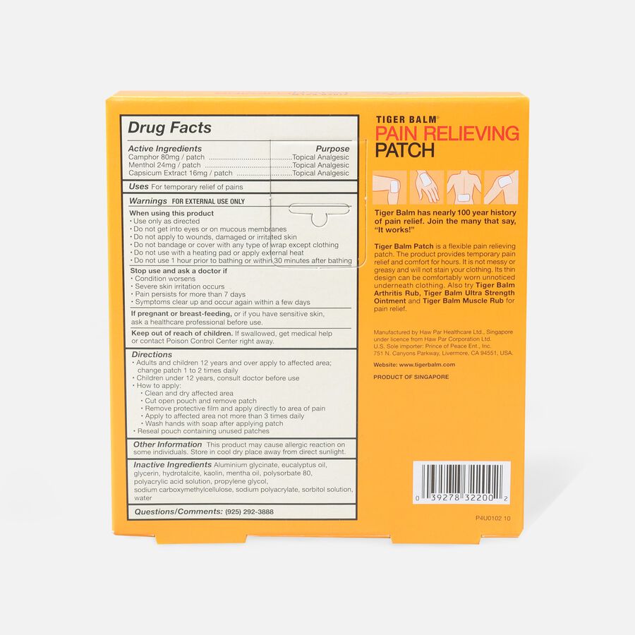 Tiger Balm Patch, Small, 5 ct., , large image number 2