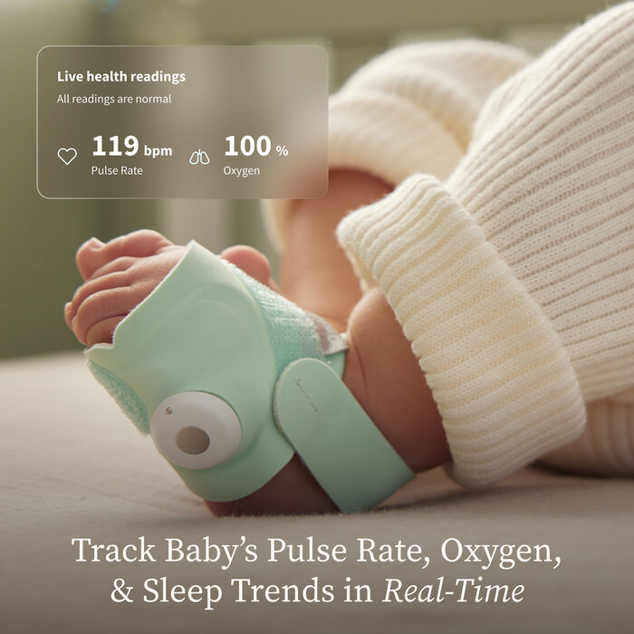 Owlet Dream Duo Complete Baby Monitoring System, Mint, large