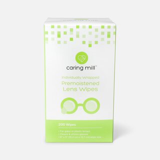 Caring Mill™ Premoistened Lens Wipes, 200 ct.