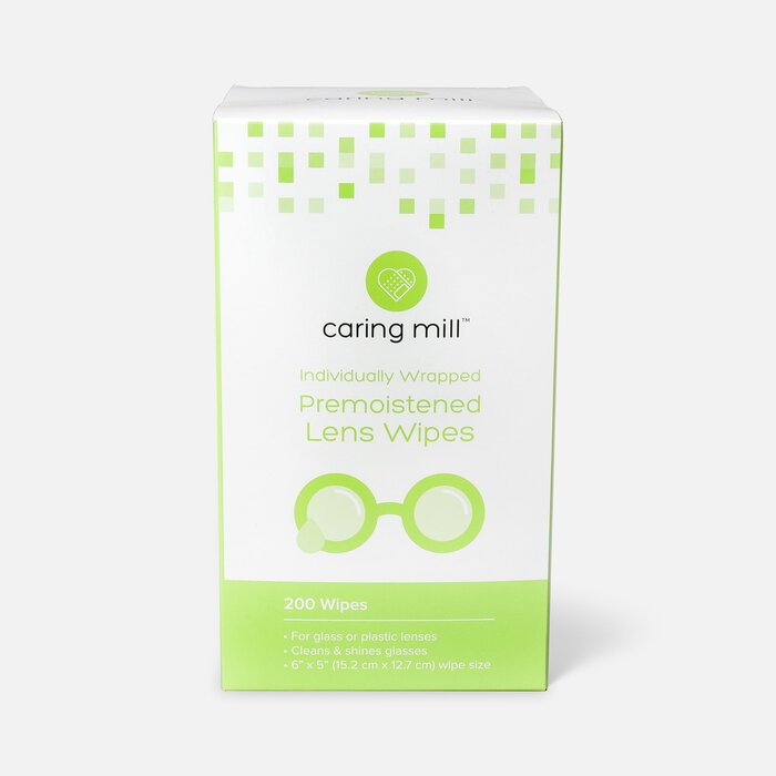 Caring Mill™ Premoistened Lens Wipes, 200 ct., , large