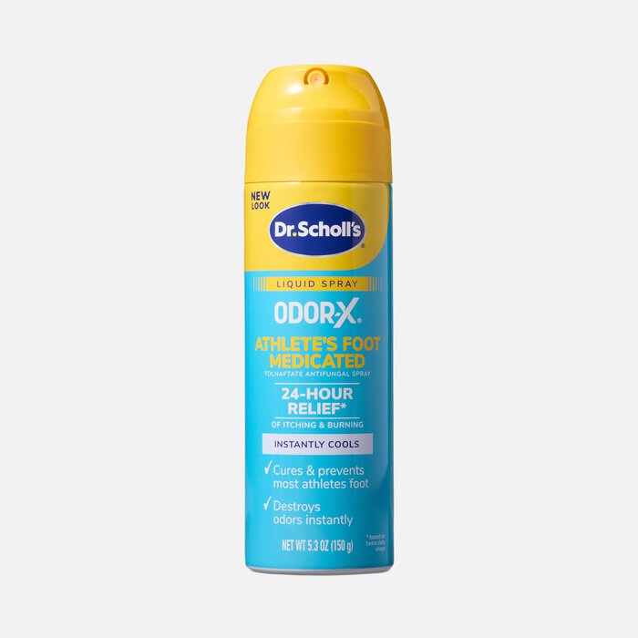 Dr. Scholl’s Odor-X Athlete’s Foot Instant Cool Medicated Liquid Spray, 5.3 oz., , large