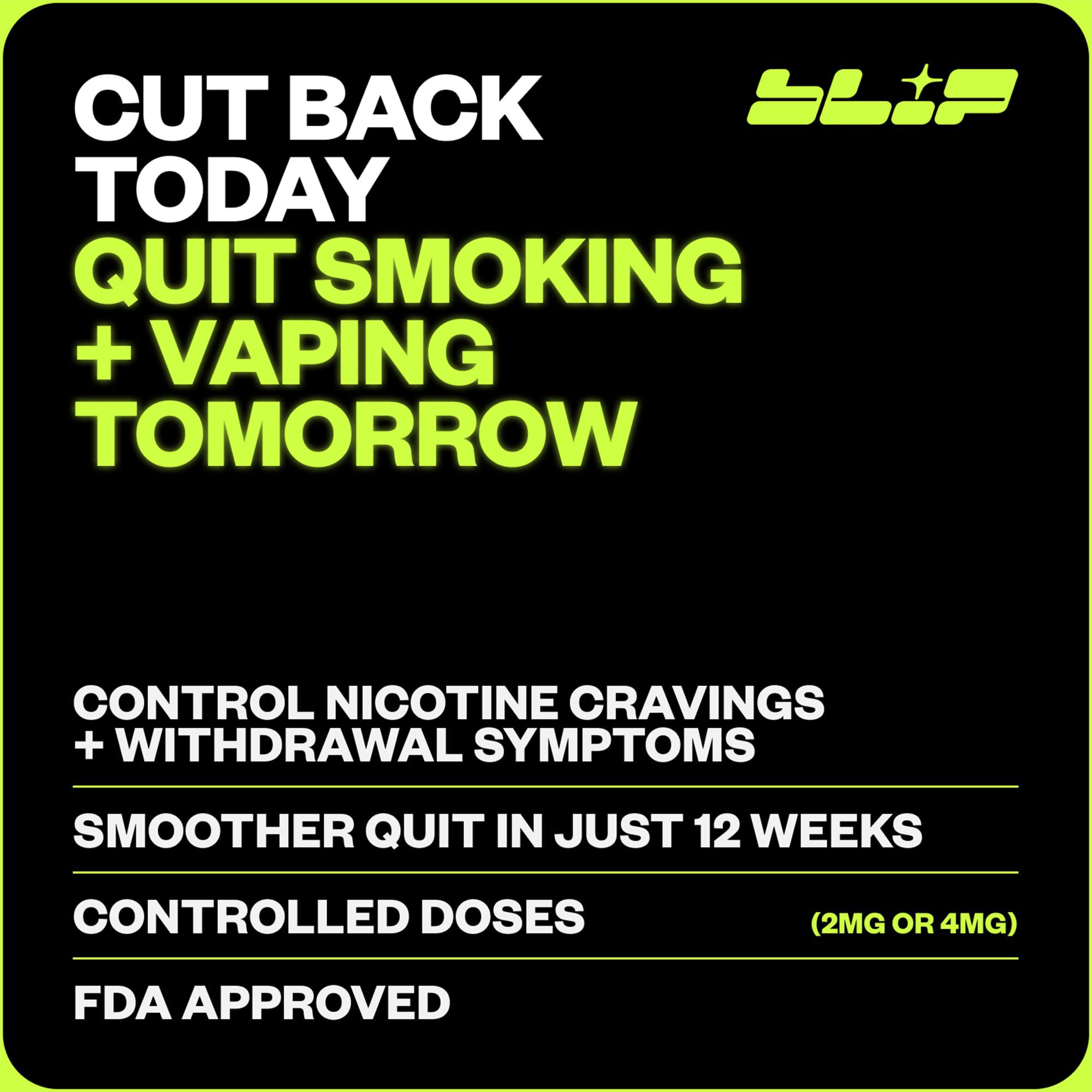 Blip Nicotine Gum, Fruit Freeze, 4mg, , large