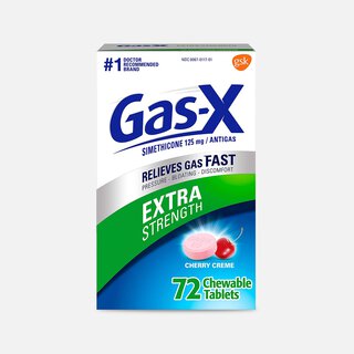 Gas-X Extra Strength Cherry Chewable Tablet, For Fast Relief From Gas, Bloating & Discomfort, 72 ct.