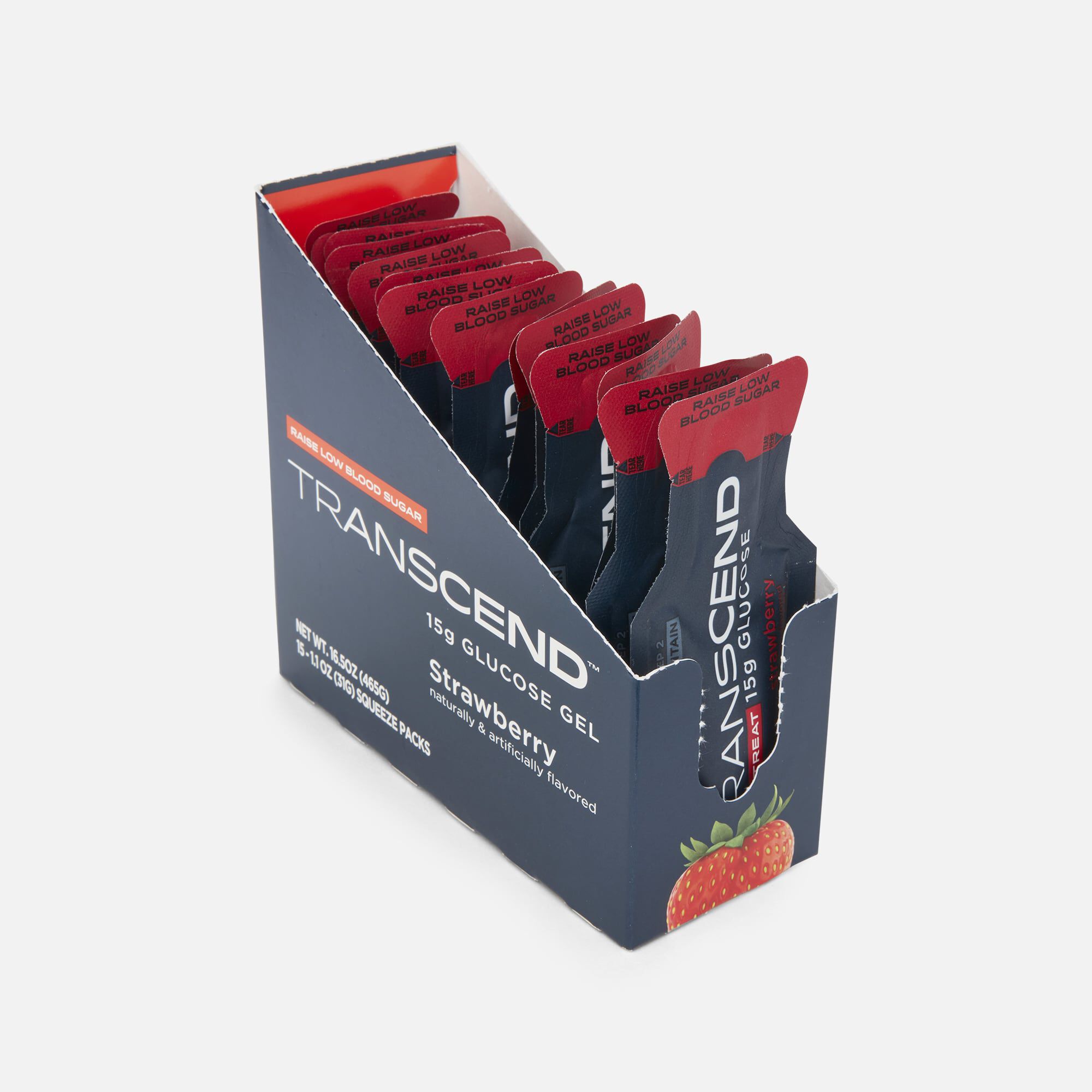 Transcend Glucose Gel Packs, 15 ct., , large