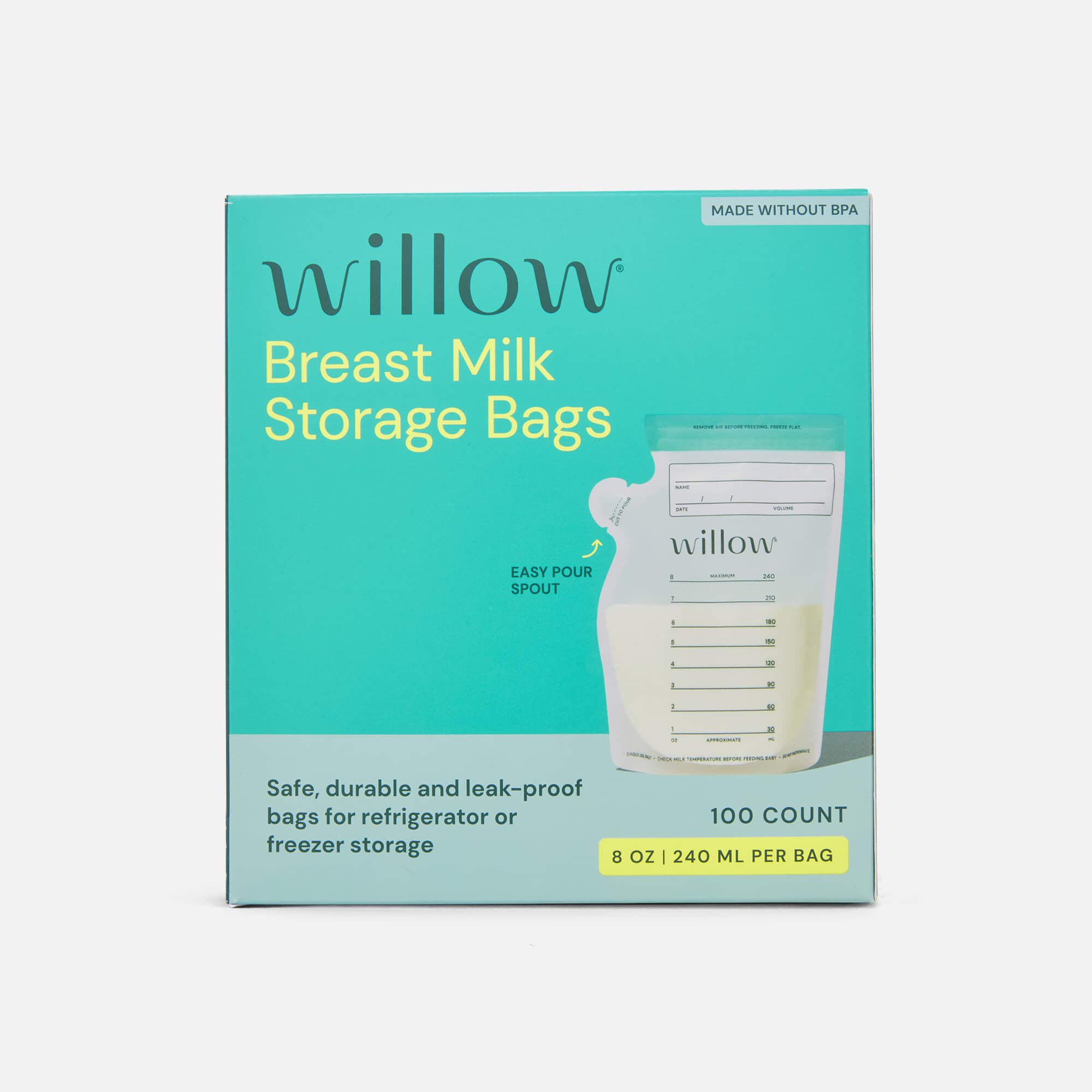 Willow 360 Spill-Proof Breast Milk Storage Bags, 100 ct., 4-oz. Capacity, , large