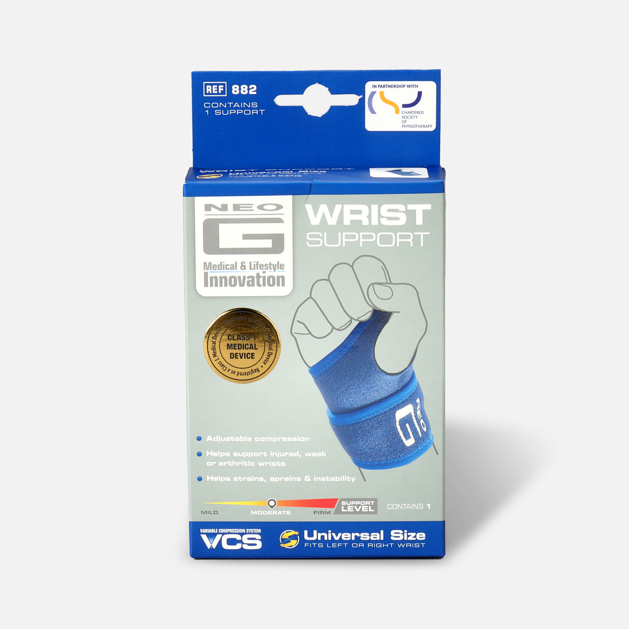 Neo G Wrist Support, One Size, , large