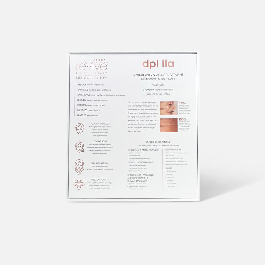 reVive Light Therapy Lux Collection dpl® IIa Skin Treatment Panel, , large image number 2