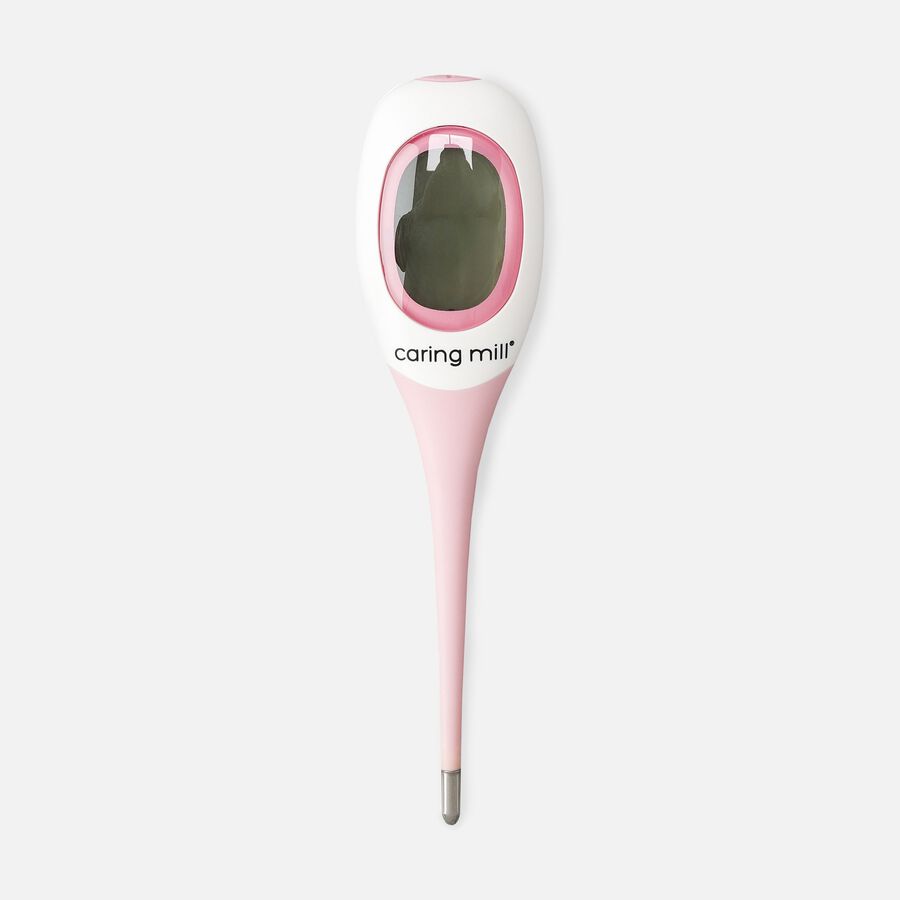Caring Mill&trade; 8 Second Easy Read Premium Digital Thermometer, Pink, Pink, large image number 0