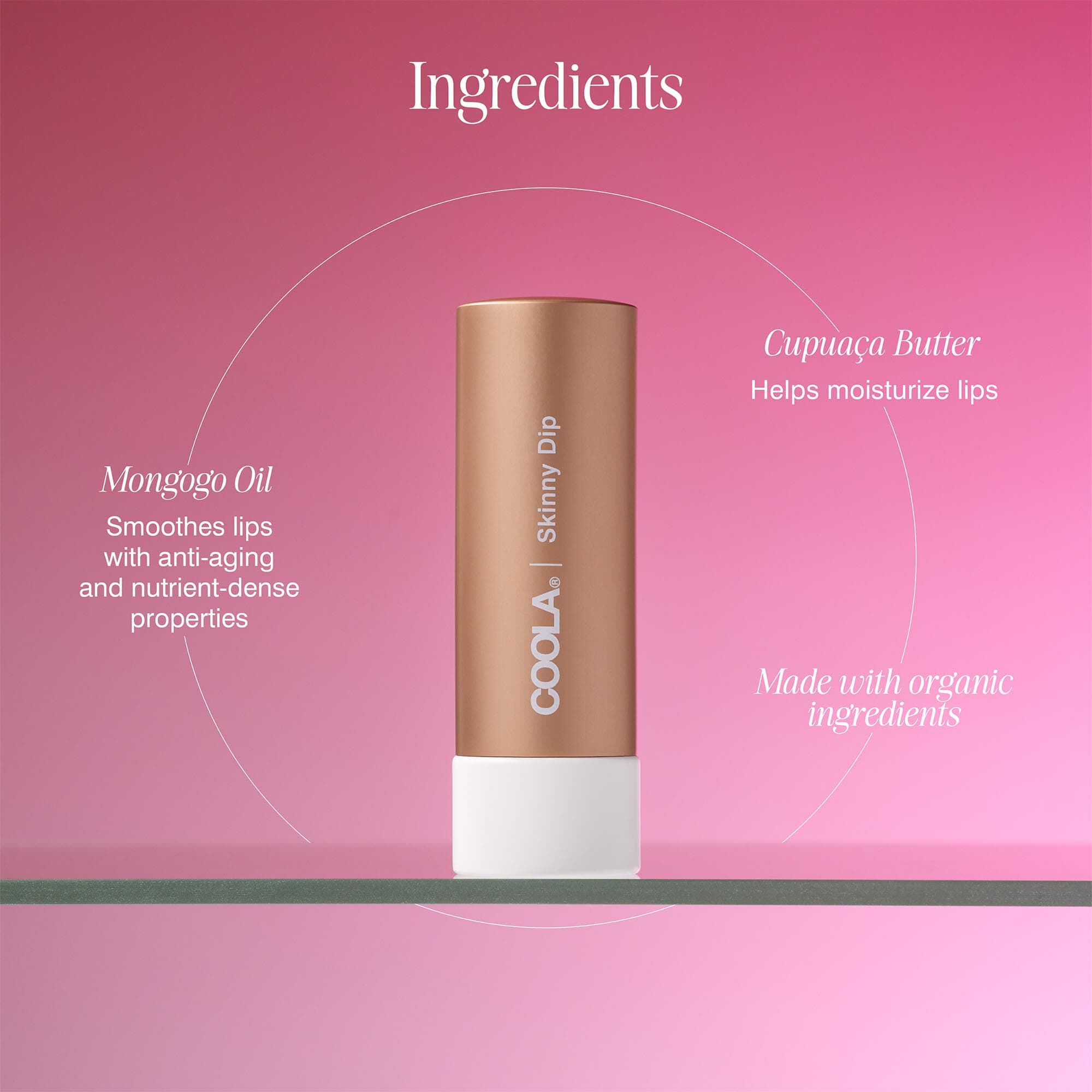 COOLA Mineral Liplux SPF 30 Skinny Dip, .15 oz., Skinny Dip, large
