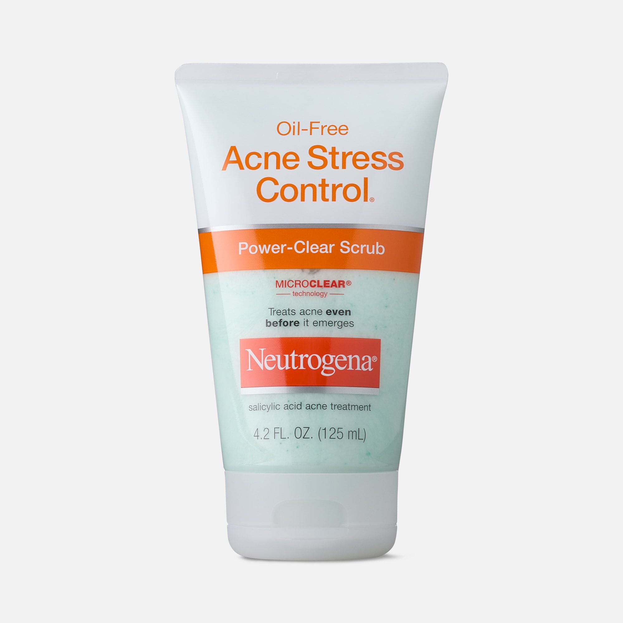 Neutrogena Oil-Free Acne Stress Control Power-Clear Scrub, 4.2 fl oz., , large
