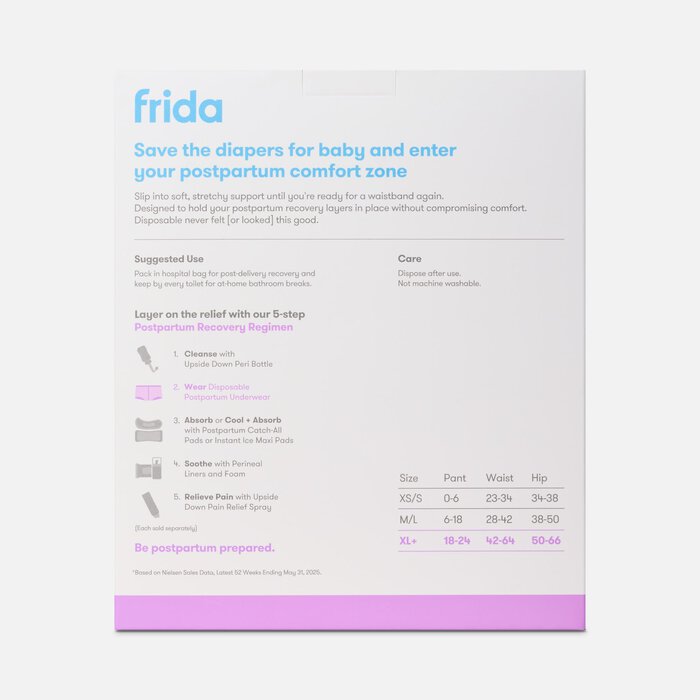 Frida Mom Boyshort Disposable Postpartum Underwear, , large