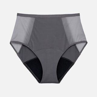 Thinx Comfort Stretch Hi-Waist All Day Period Underwear, Slate, Small