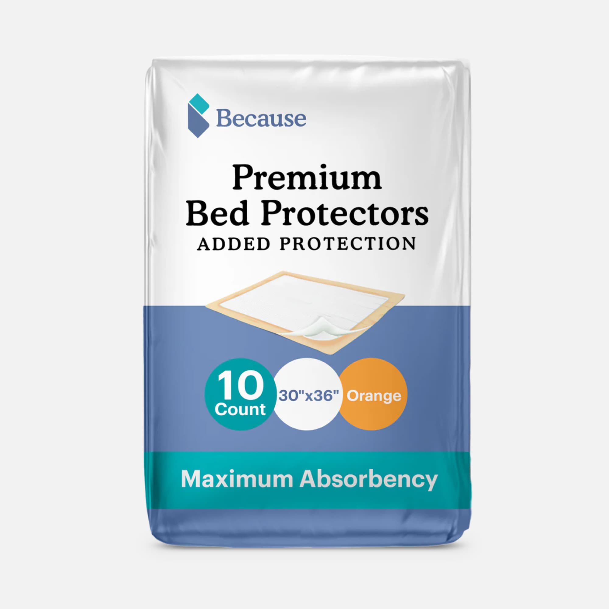 Because Disposable Bed Protectors, 10 ct., , large