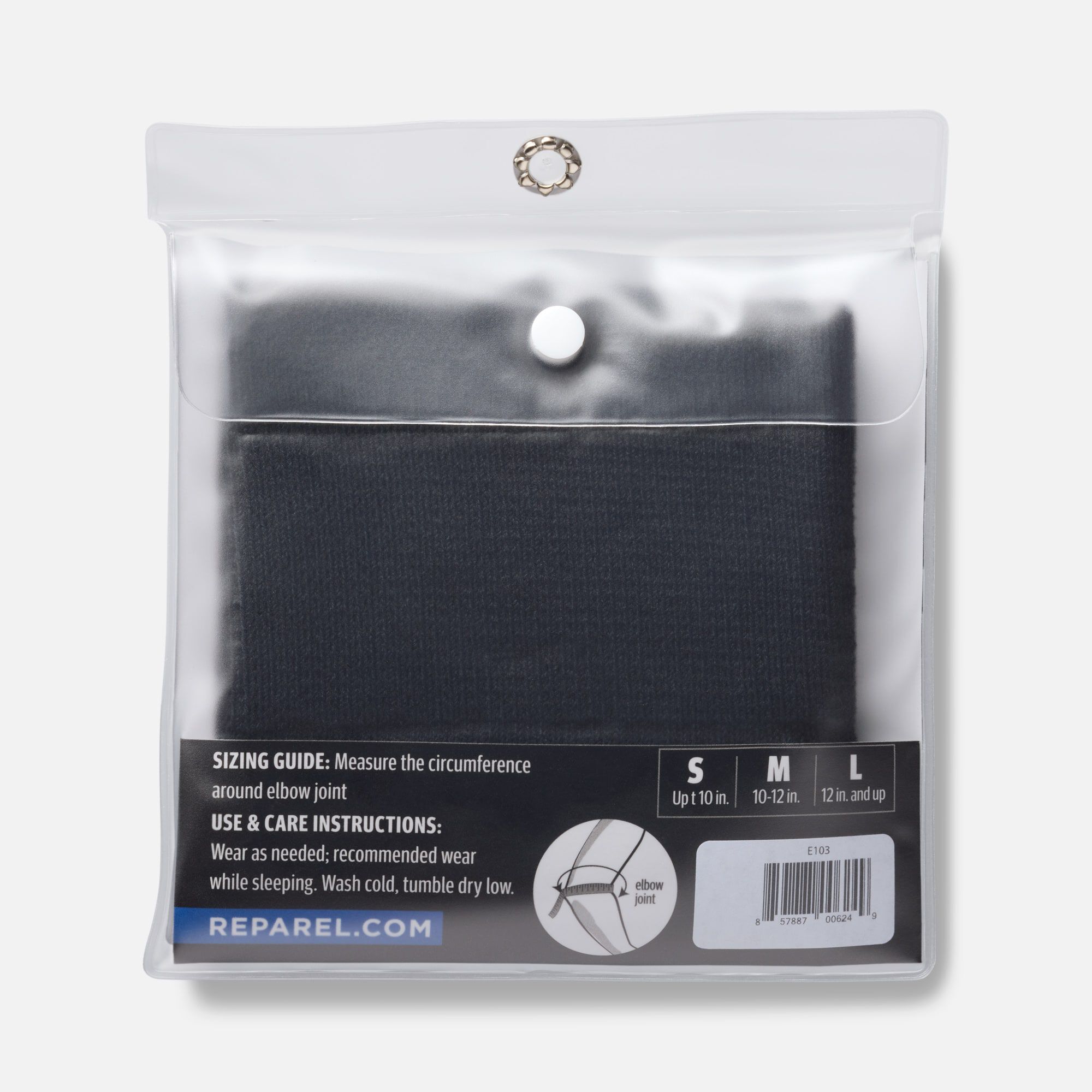 Reparel Elbow Sleeve, Black, , large