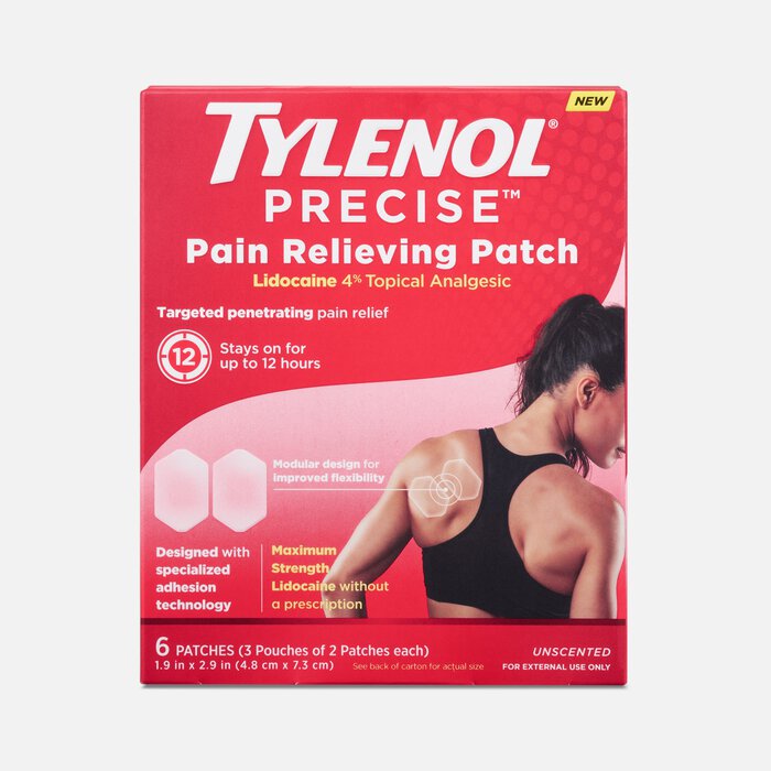 TYLENOL® PRECISE Hexagon Pain Relieving Patches, Medium, 6 ct., , large