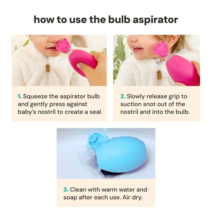 Oogiebear Baby Nasal Aspirator & Nose and Ear Cleaner Duo, , large