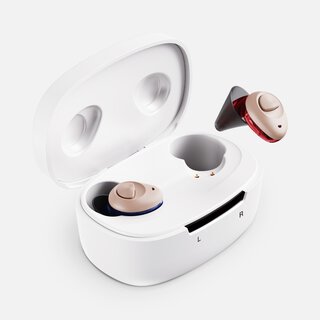 Ceretone Torch Rechargeable In-The-Canal OTC Hearing Aids, Pair