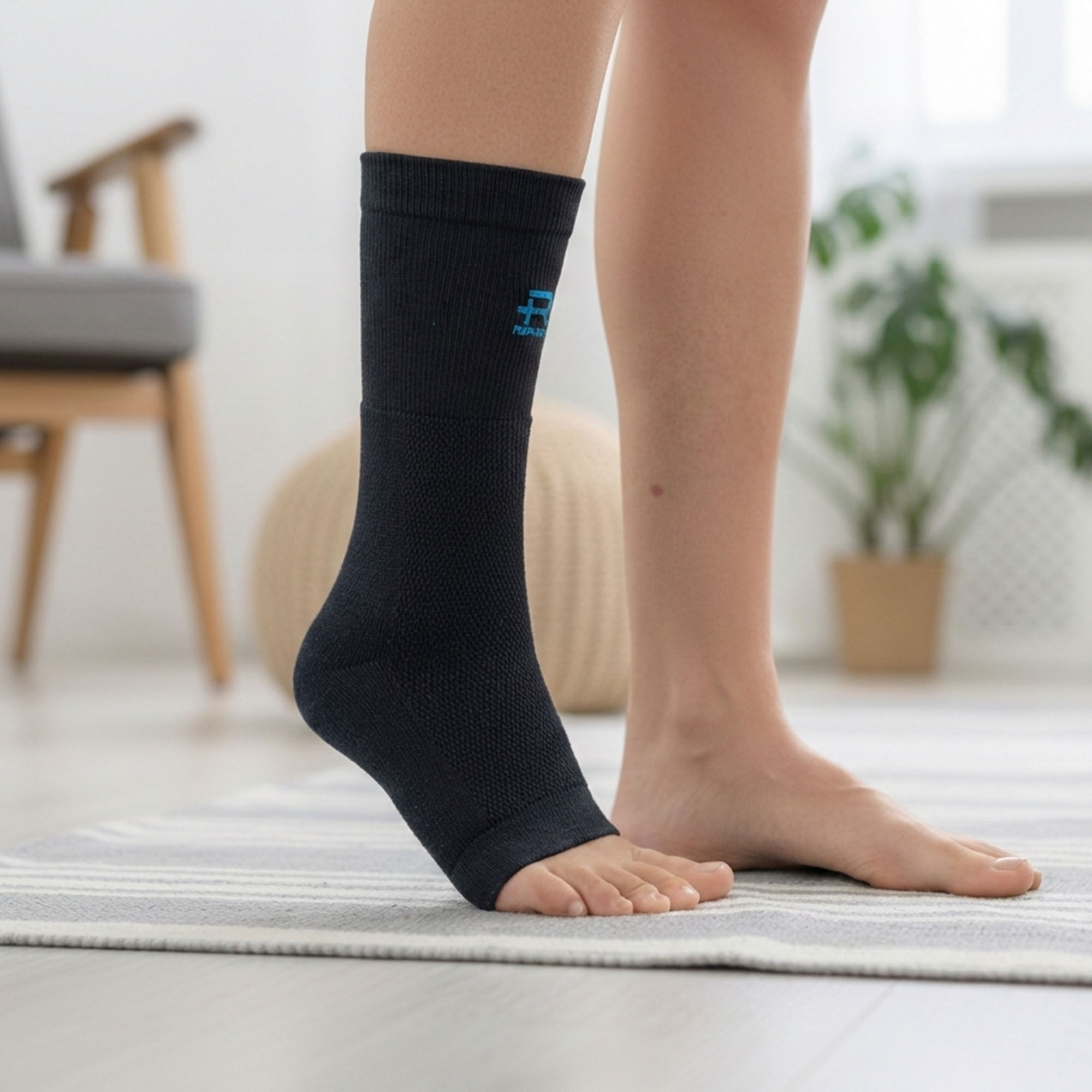 Reparel Ankle Sleeve, Black, , large