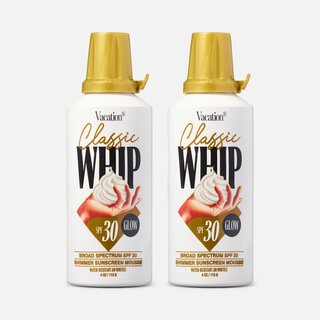 Vacation Classic Whip Glow SPF 30, 4 oz. (2 pack)