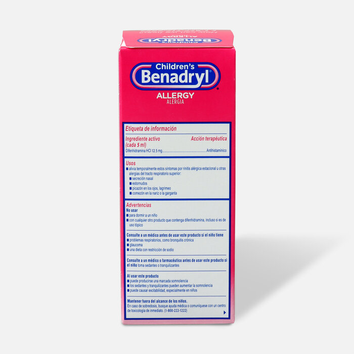 Children's Benadryl Cherry flavored Allergy 4 fl oz., , large